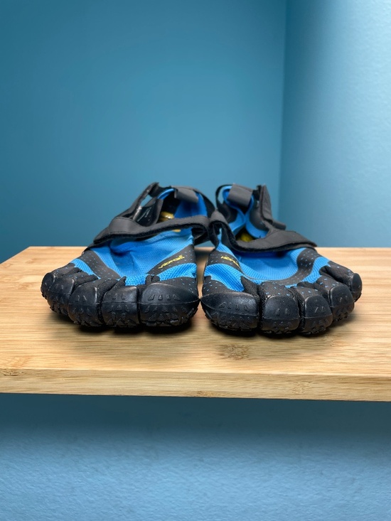 Vibram FiveFingers V-Aqua Blue Black Water Shoes 19M7301 49 13-14 EUC! main image 10